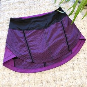 Lululemon Full Stride Skirt Violet Purple Size 4